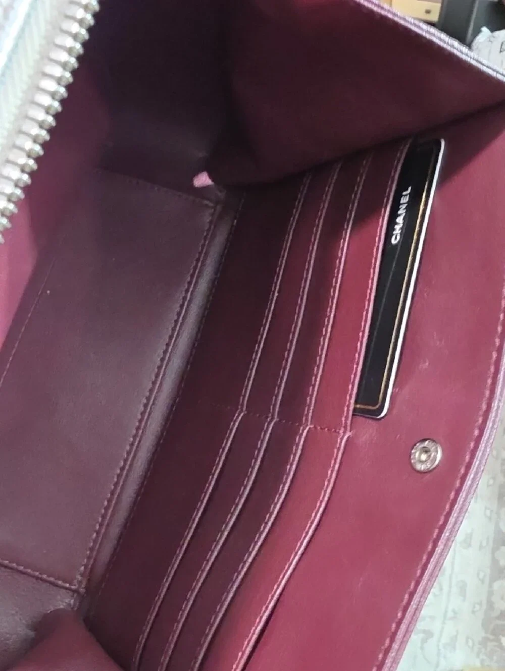 CHANEL Silver Quilted Vanity-Style Large Camera Shoulder Bag